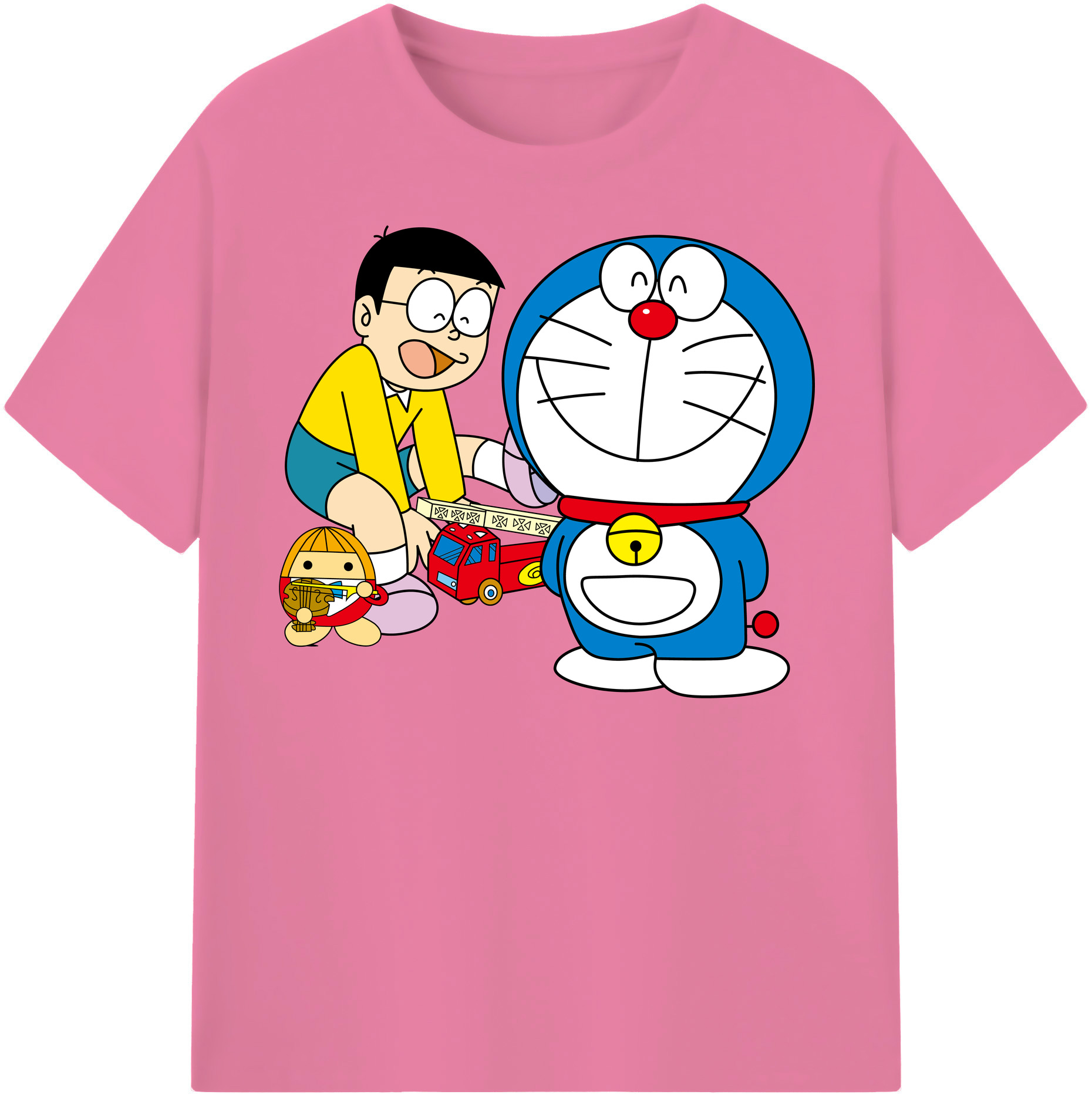 （画像用） ドラえもん Doraemon 綿100％半袖Tシャツ（フロントプリント）